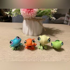 ❌SOLD❌ Lot of 4 Littlest Pet Shop Reptiles / Amphibians